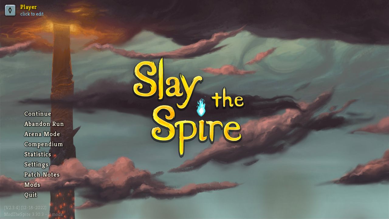 Main menu with Arena Mode button